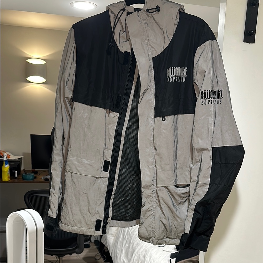 Billionaire Boys Club Gray and Black Men's Jacket